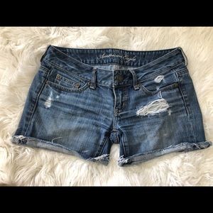 American Eagle Cut-off Jean Shorts. Size 0